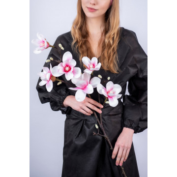 Black nonwoven kimono, 1 pcs