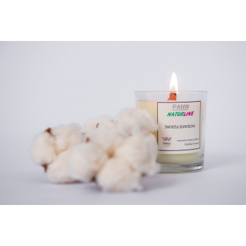 Naturline candle, cotton scent